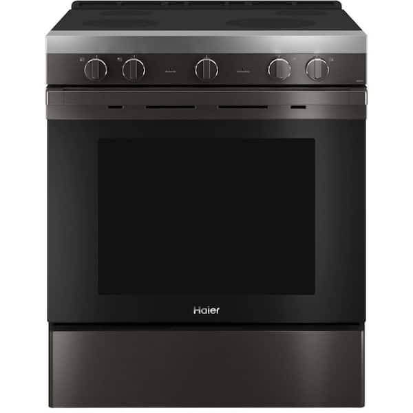 Haier 5.7 cu. ft. Smart Slidein Electric Range with Self Cleaning