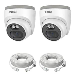 4MP 2.5K Add-on Outdoor IP Security Camera, IP66 Waterproof, Only Work with Same Brand NVR