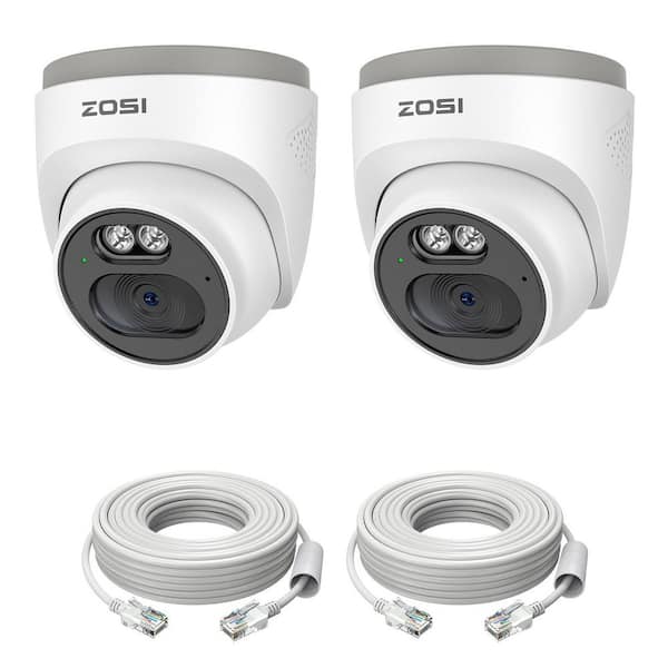 ZOSI 4MP 2.5K Add-on Outdoor IP Security Camera, IP66 Waterproof, Only Work with Same Brand NVR