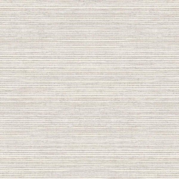 Unbranded Evergreen Cool Gray Grasscloth Effect Design Wallpaper
