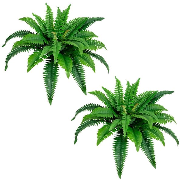 32 in. Artificial Boston Fern - Set of 2
