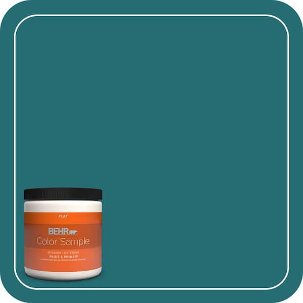 BEHR PREMIUM PLUS 8 oz. #M460-7 Antigua Flat Interior/Exterior Paint & Primer Color Sample
