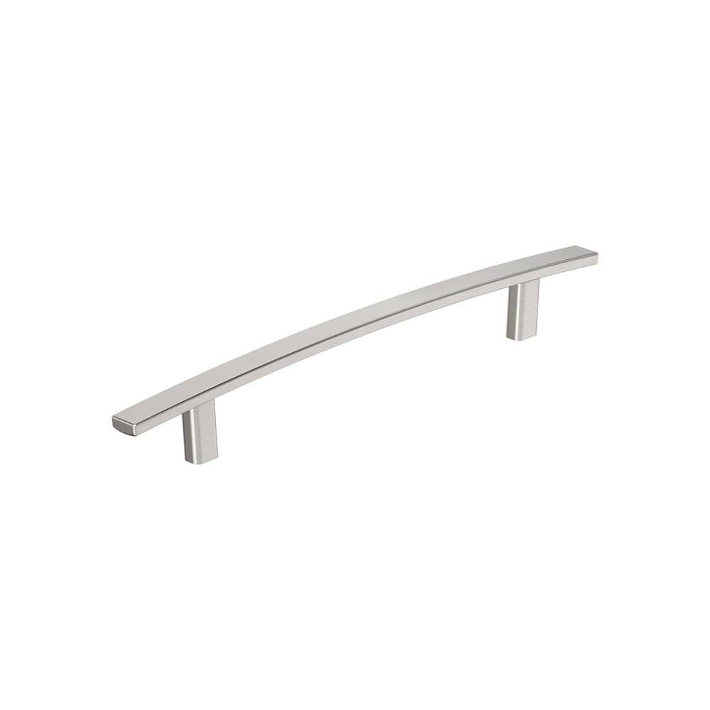 Cyprus 7-9/16 in. (192mm) Center-to-Center Satin Nickel Arch Cabinet Pull price history on PriceWatchPro