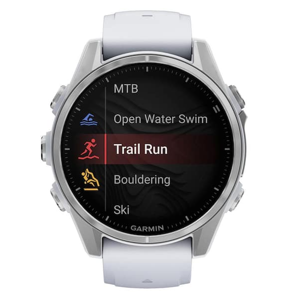Garmin fenix 8 AMOLED Multisport 43-mm GPS Watch with Silicone