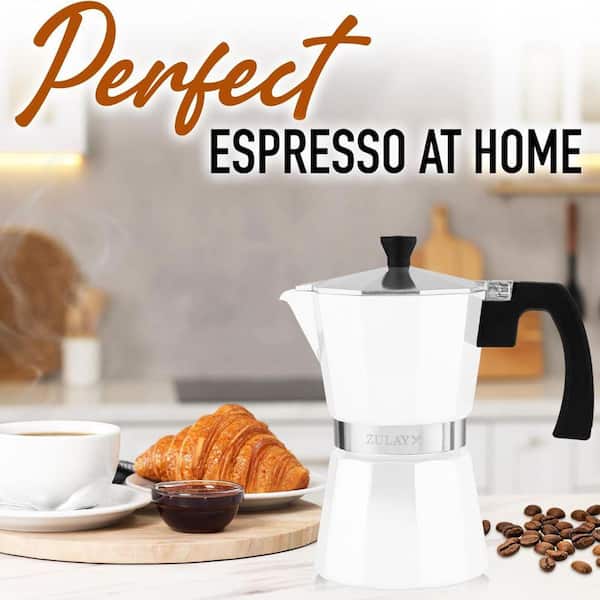 Zulay Kitchen 6-Cup Premium Moka Pot Stovetop Espresso Maker