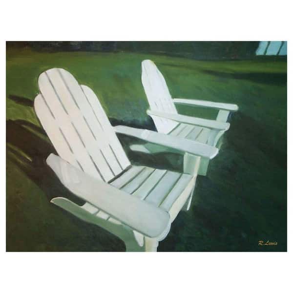 Trademark Fine Art 18 in. x 24 in. Lawn Chairs Canvas Art