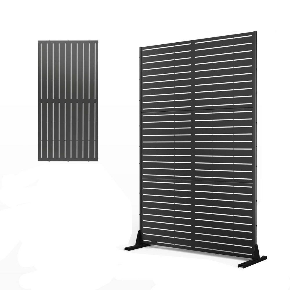 72 in. H x 47 in. W Metal Privacy Screen - Decorative Outdoor Garden Fence Screen price history on PriceWatchPro