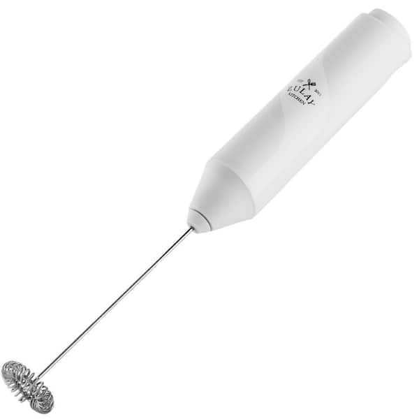 Zulay Kitchen Froth Mate Powerful Milk Frother - White