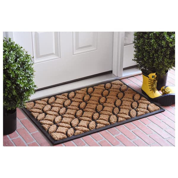 Circles 24 in. x 36 in. Door Mat