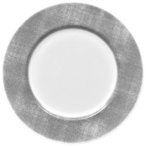 Grey Hammock 12.5 in. (Gray) Porcelain Round Platter