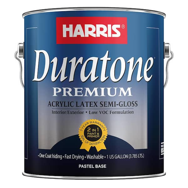 Harris Duratone Premium 1 gal. Semi-Gloss Latex Pastel Base Enamel
