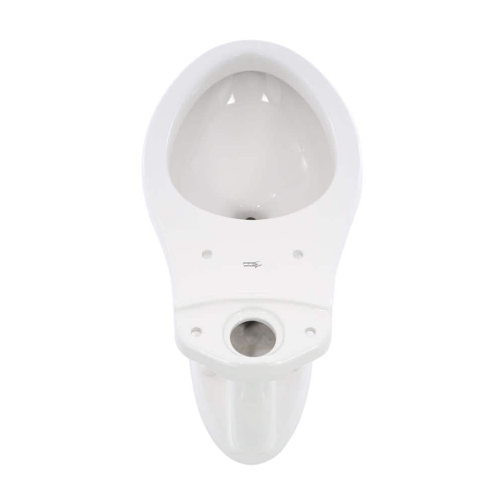 White Vitreous China Dual Flush Elongated Toilet Bowl