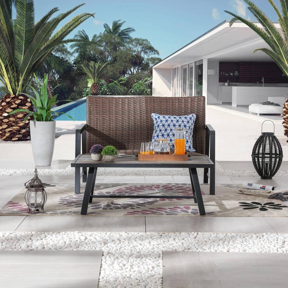 2-Piece Wicker Patio Conversation Seating Set price history on PriceWatchPro