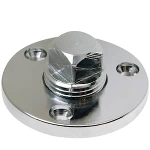 Garboard Drain and Plug, Chrome Plated Brass