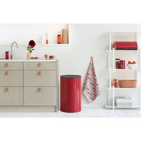 Brabantia Poubelle Touch Bin New 40 l, Soft Beige