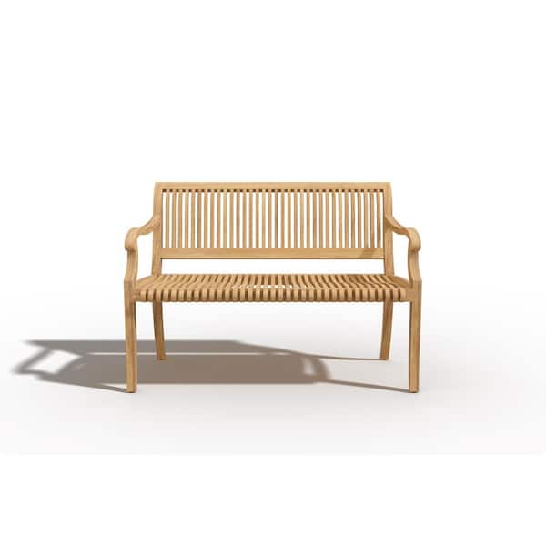 Unbranded Clement 2 Person Teak Outdoor Bench