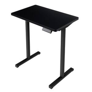 Jushua Electric Standing Desk with Black Frame and Top for Professional Use