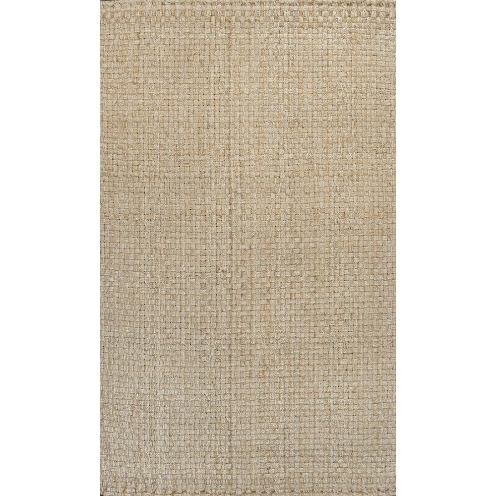 Estera Ivory Handwoven Chunky Jute Rectangular Rug