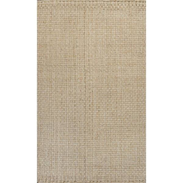 Estera Hand Woven Boucle Chunky Jute Ivory 8 ft. x 10 ft. Area Rug