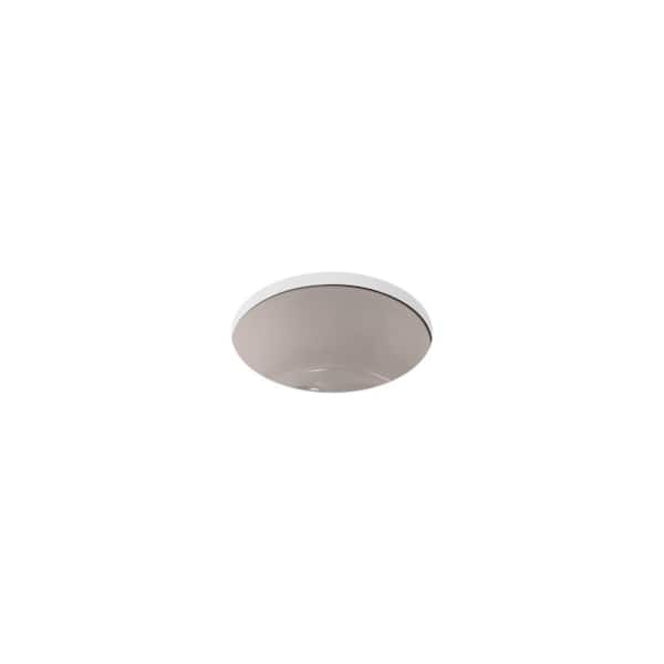KOHLER Porto Fino Cast Iron 18.5 in. Drop-In Single Bowl Bar Sink in Truffle