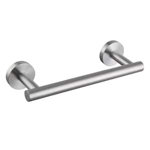 Stainless Steel 9 in. Wall Mounted Single Towel Bar in Brushed Nickel