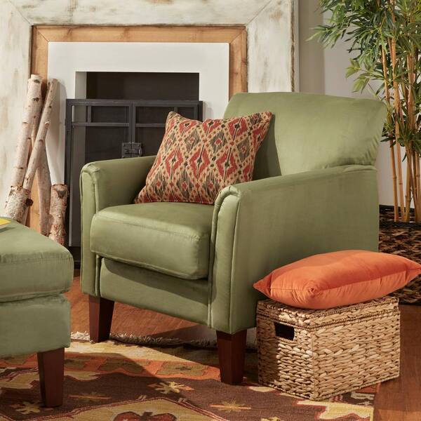 HomeSullivan Sage Microfiber Armchair