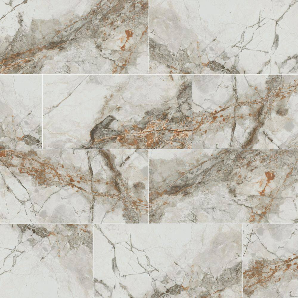 Sorrento Strade 4 in. x 4 in. Polished Warm White Porcelain Floor and Wall Tile Sample price history on PriceWatchPro