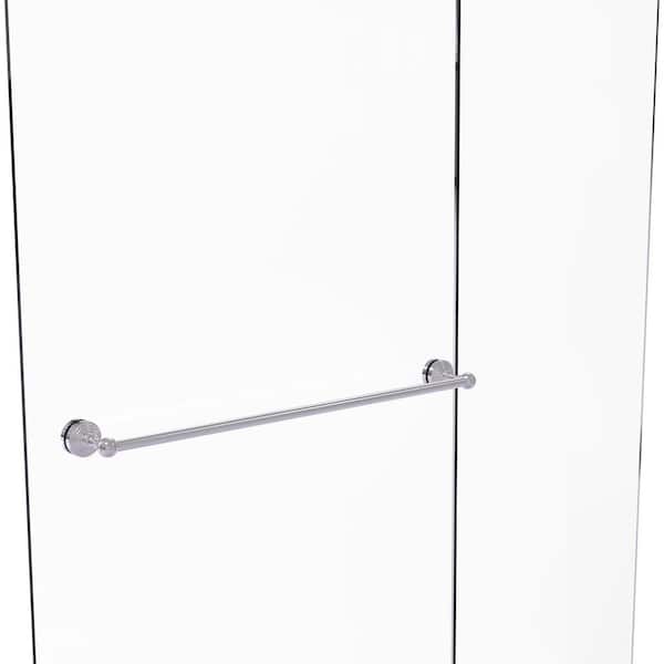 Waverly Place 30 in. Over-the-doorShower Door Towel Bar in Polished Chrome
