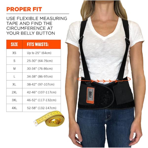 ProFlex 100 Economy Spandex Back Support Brace - Large