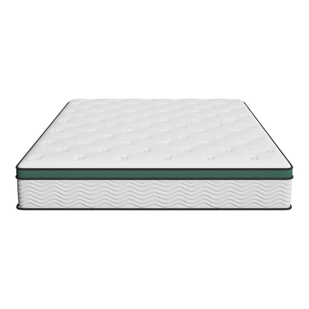 QUEEN Size Medium Firm Hybrid Memory Foam 12 in. Breathable and Cooling Mat