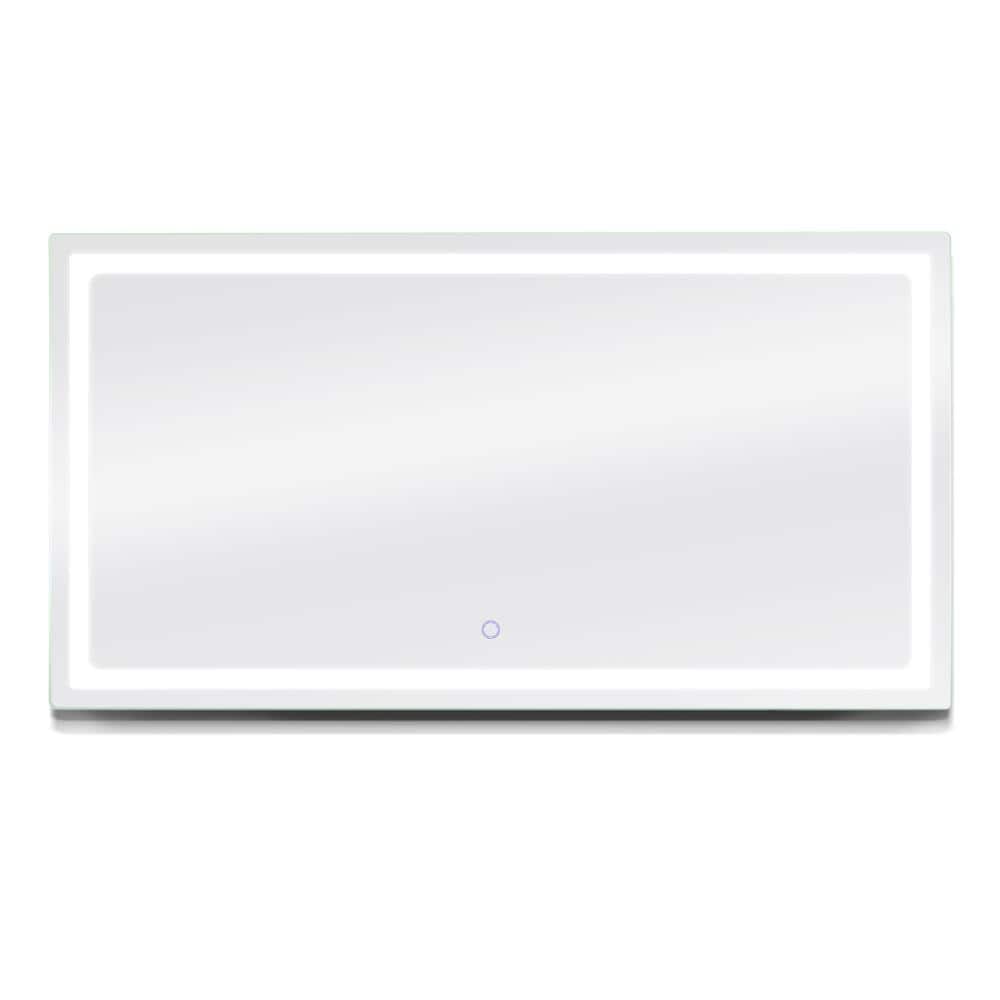 Swan 48 in. W x 36 in. H Frameless Rectangular LED Light Bathroom Vanity Mi