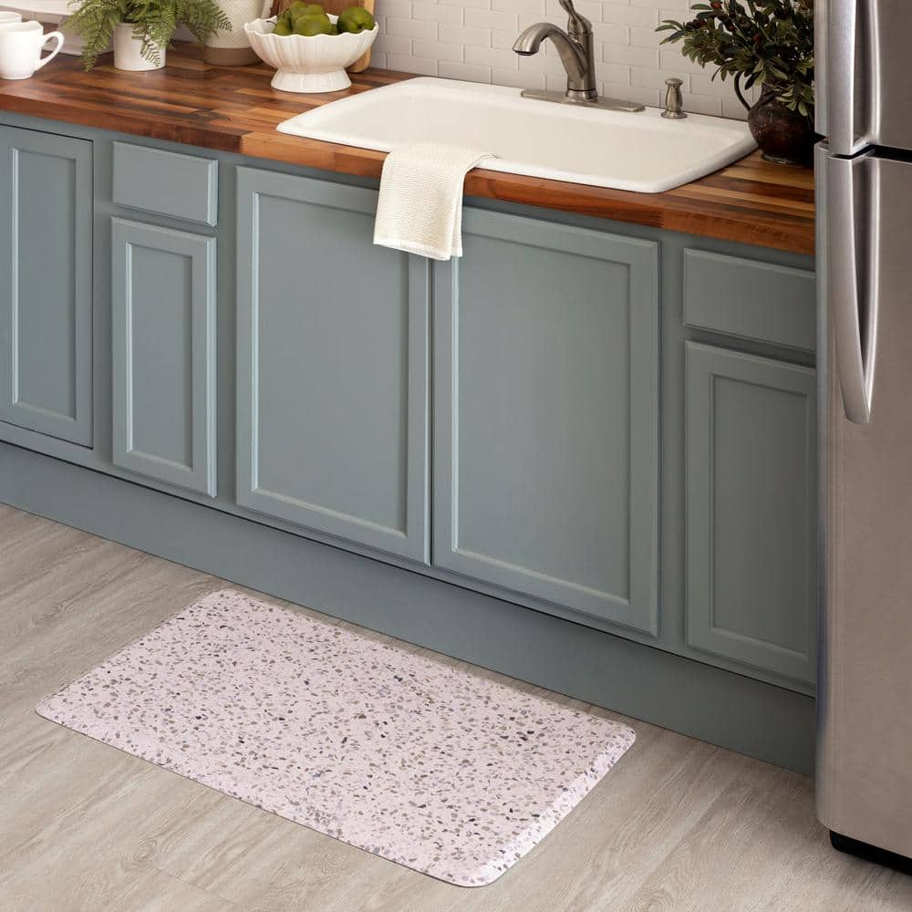Terrazzo Tile Multi-Color Anti-Fatigue Shower Mat