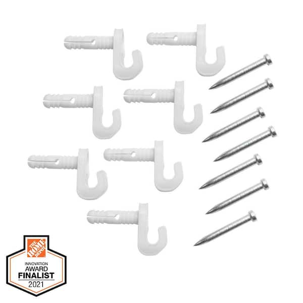 Everbilt Fixed Mount Drywall Back Wall Clips (7-Pack)