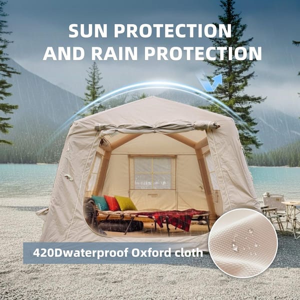IMAGACFUN Inflatable Series 4/6/8-Person Waterproof Oxford Cloth 4