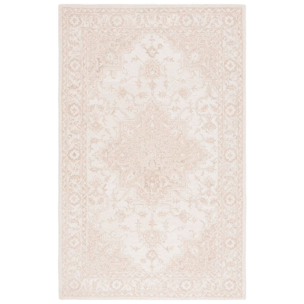 Metro 3 ft. x 5 ft. Beige/Ivory Ornate Border Area Rug price history on PriceWatchPro