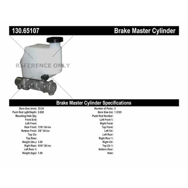 Centric Parts Brake Master Cylinder
