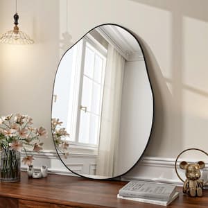 23.5 in. W x 31.5 in. H Novelty Irregular Shape Frameless Wall Bathroom Vanity Mirror