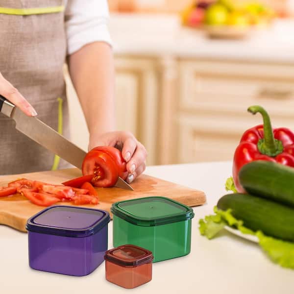 Classic Cuisine 7 -Piece Color Coded Portion Control Meal Prep