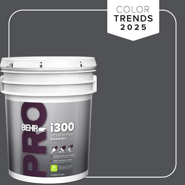 5 gal. #PPU18-01 Cracked Pepper Eggshell Interior Paint