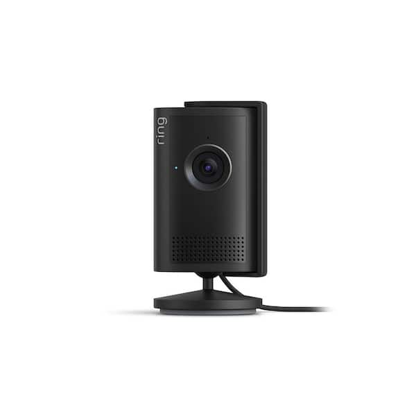 Indoor Cam Plus - Plug-In Retinal 2K Security Camera, 4x Enhanced Zoom, Low-Light Sight Color Night Vision, Black