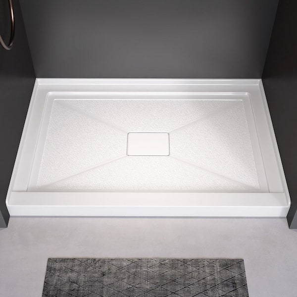Zeafive Siba 36 in. L x 36 in. W Single Threshold Alcove Shower