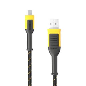 10 ft. Reinforced Braided Cable for Micro-USB