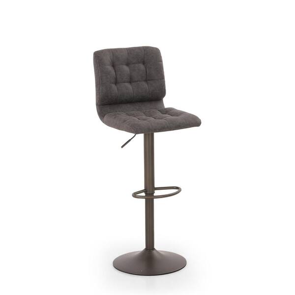 Hayden Grey Square Industrial Bar Stool Cushion - 12