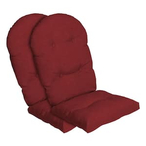 20 in. x 48 in. Outdoor Adirondack Chair Cushion in Ruby Red Leala (2-Pack)
