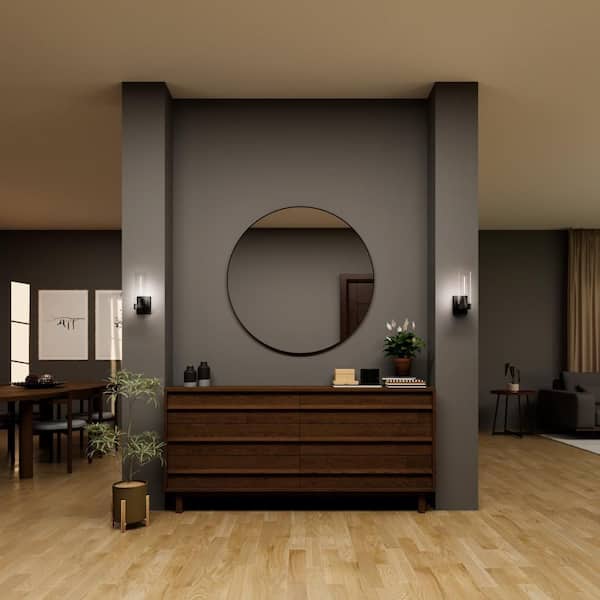 60W Equivalent T10L Dimmable Straight White Filament Clear E26 Vintage Edison LED Light Bulb Bright White 3000K (4-Pack)