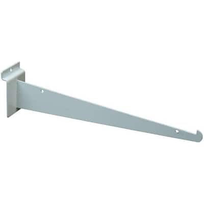 15-8" white slat wall hangers 