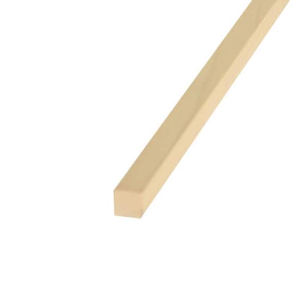 Unbranded 1/2 in. x 1/2 in. Poplar Square Dowel