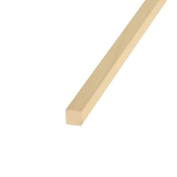 80 Pack 1/2 x 1/2 x 12 Inches Natural Square Wooden Dowel Rods – Nadia's  Crafty Corner