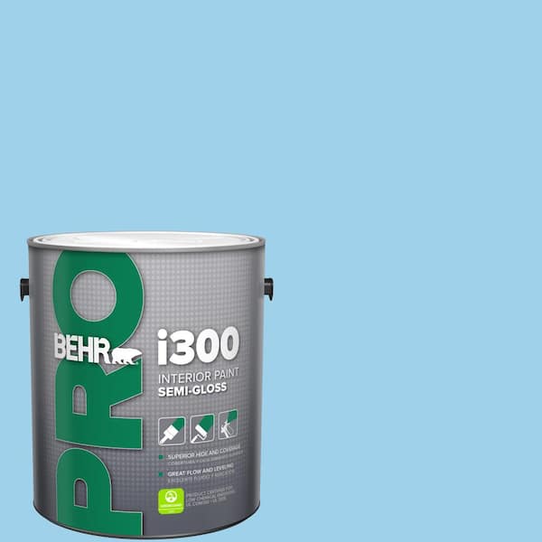 BEHR PRO 1 gal. #P500-3 Spa Blue Semi-Gloss Interior Paint