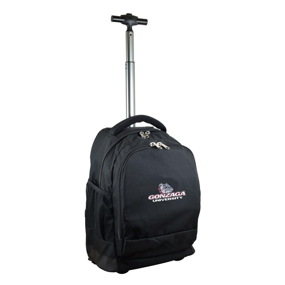 Mojo NCAA Gonzaga 19 in. Black Wheeled Premium Backpack